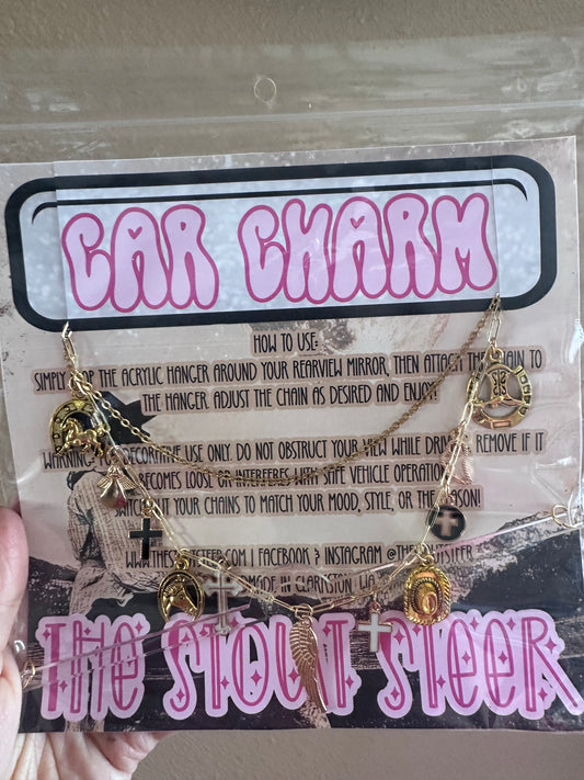 Cowboys & Angels Car Charm