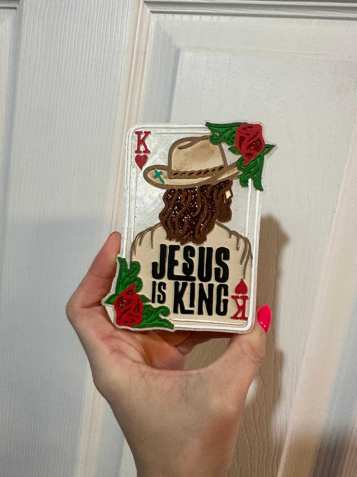 Jesus is King Freshie