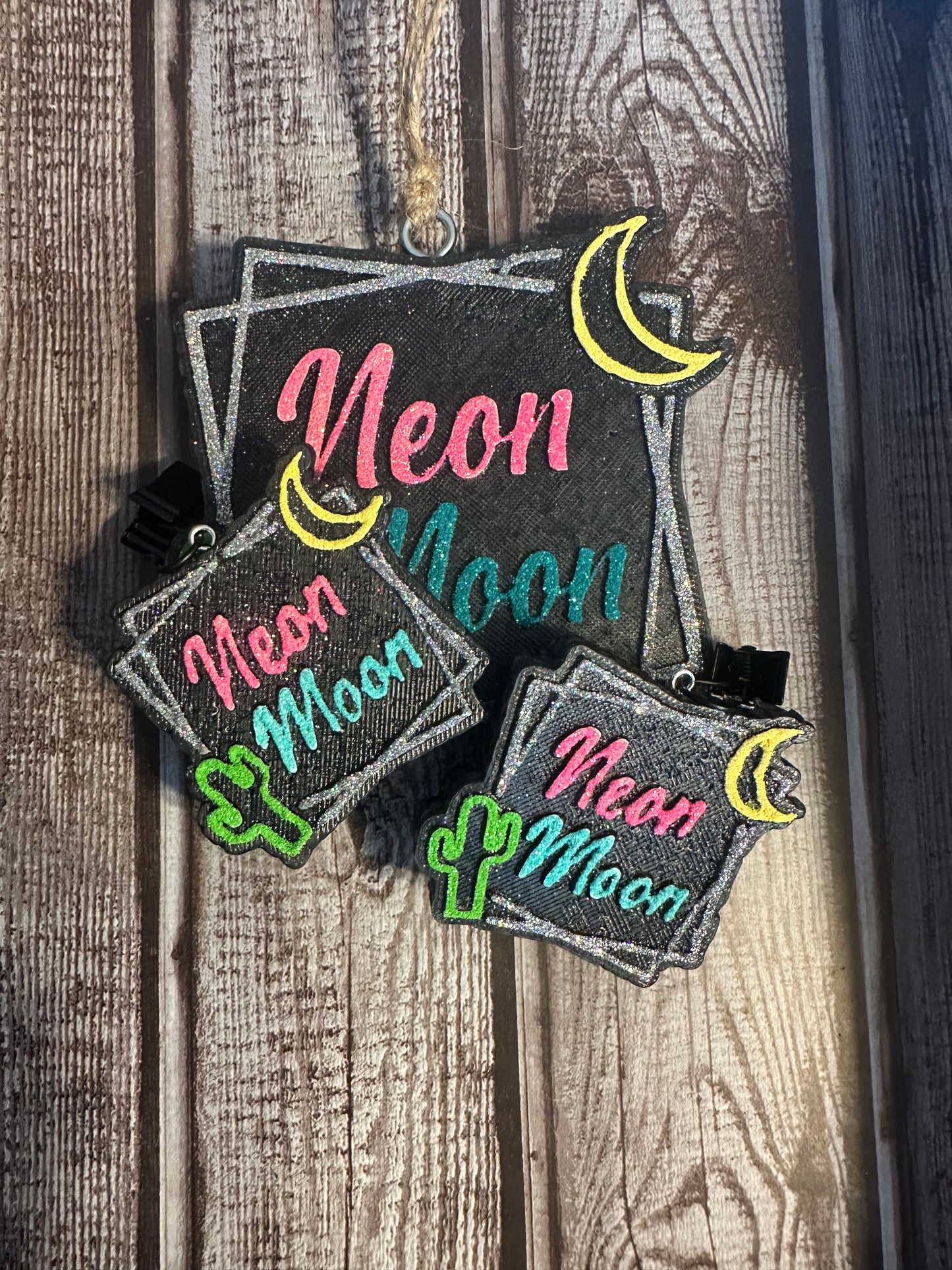 Neon Moon Vent Clips Freshie