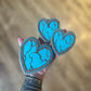 Turquoise Heart Concho Freshie