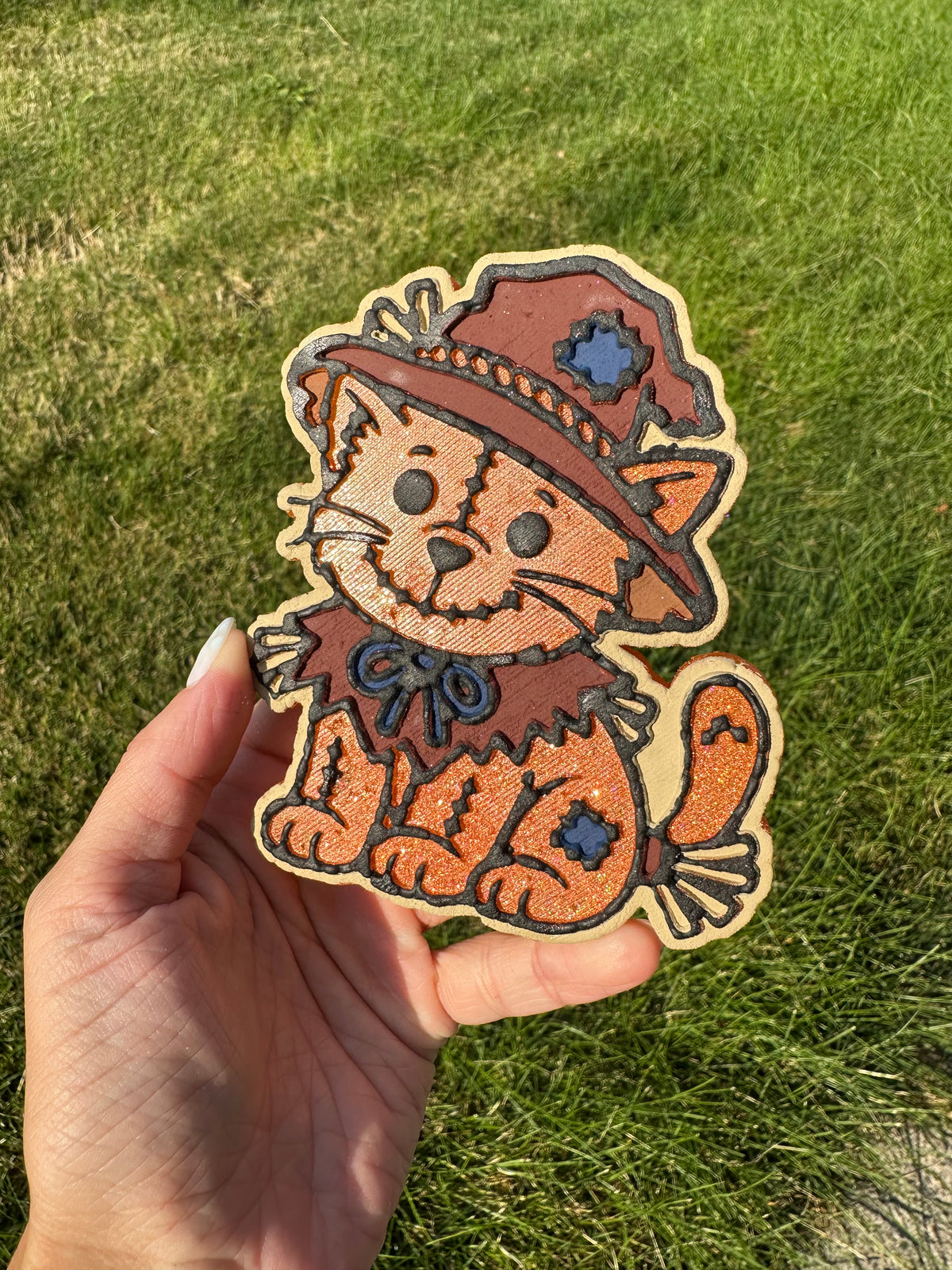Scarecrow Cat Freshie