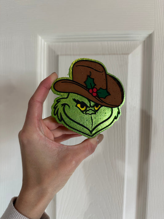 Cowboy Grinch Freshie