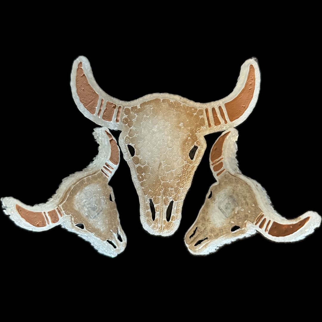 Basic Bull Skull Vent Clips Freshie