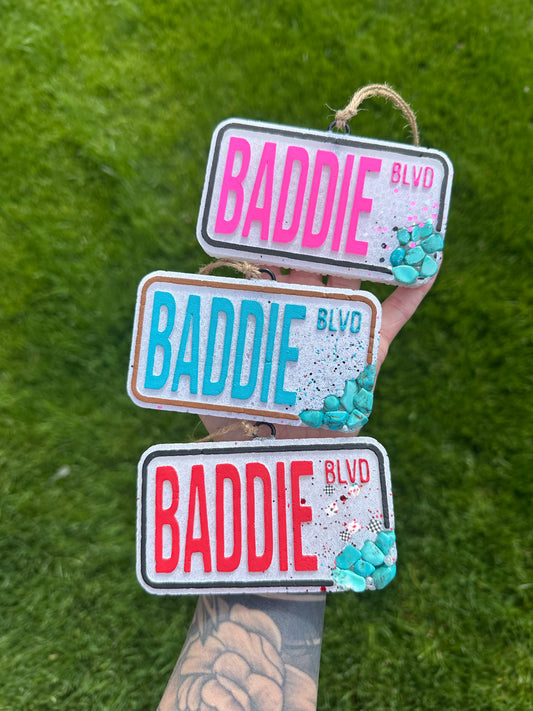 Baddie Road Sign Freshie