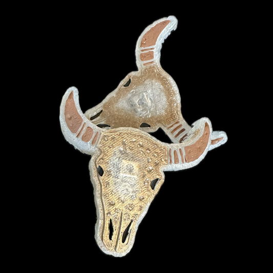 Basic Bull Skull Vent Clips Freshie