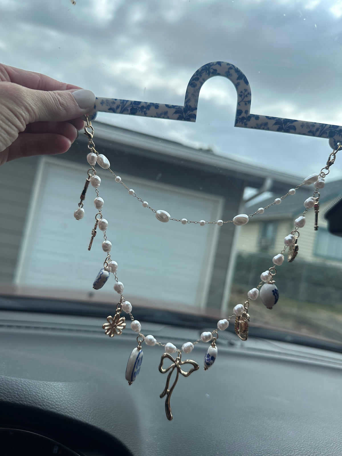 Floral & Fancy Cowgirl Car Charm