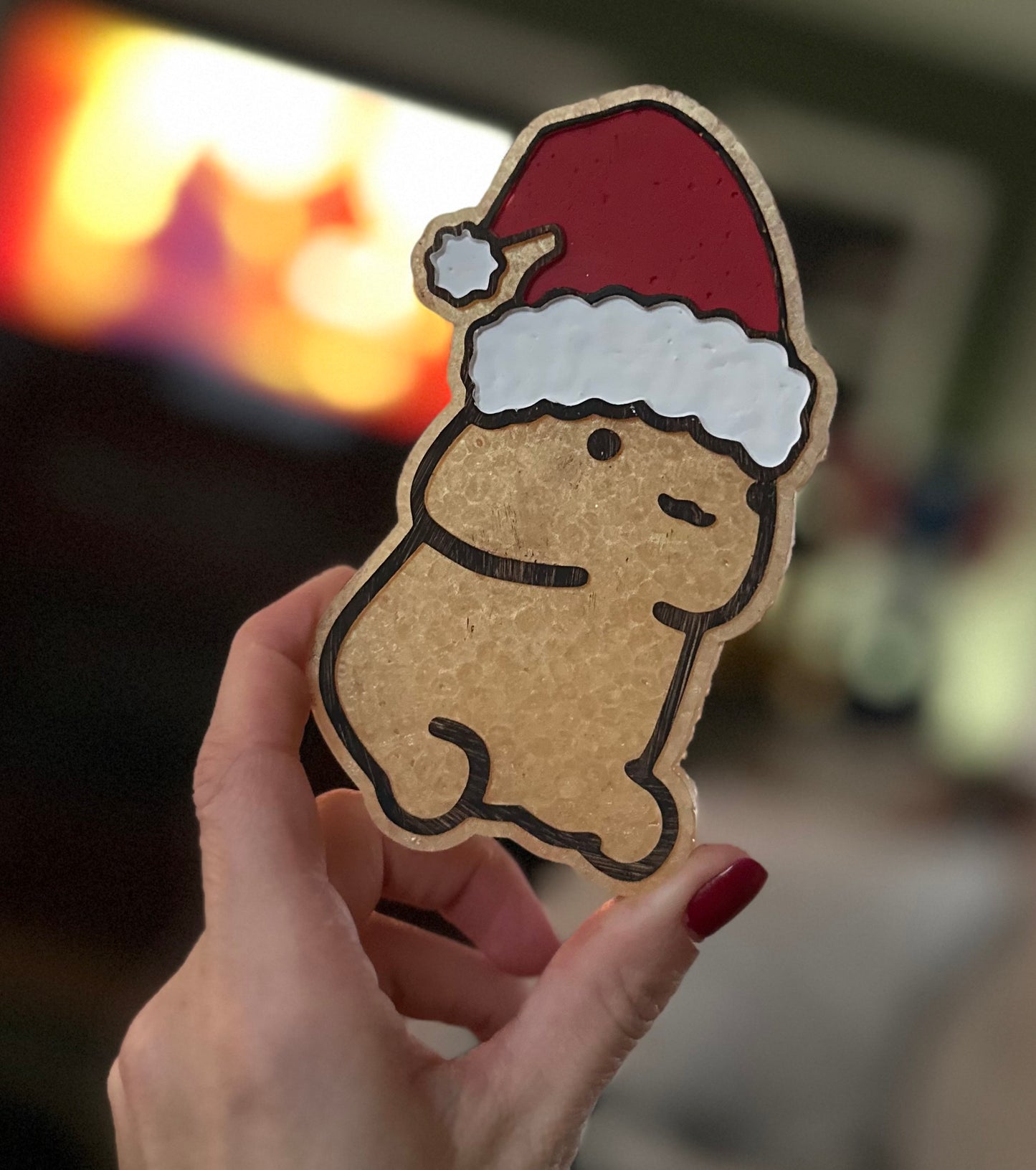 The Willy Santa Hat Freshie