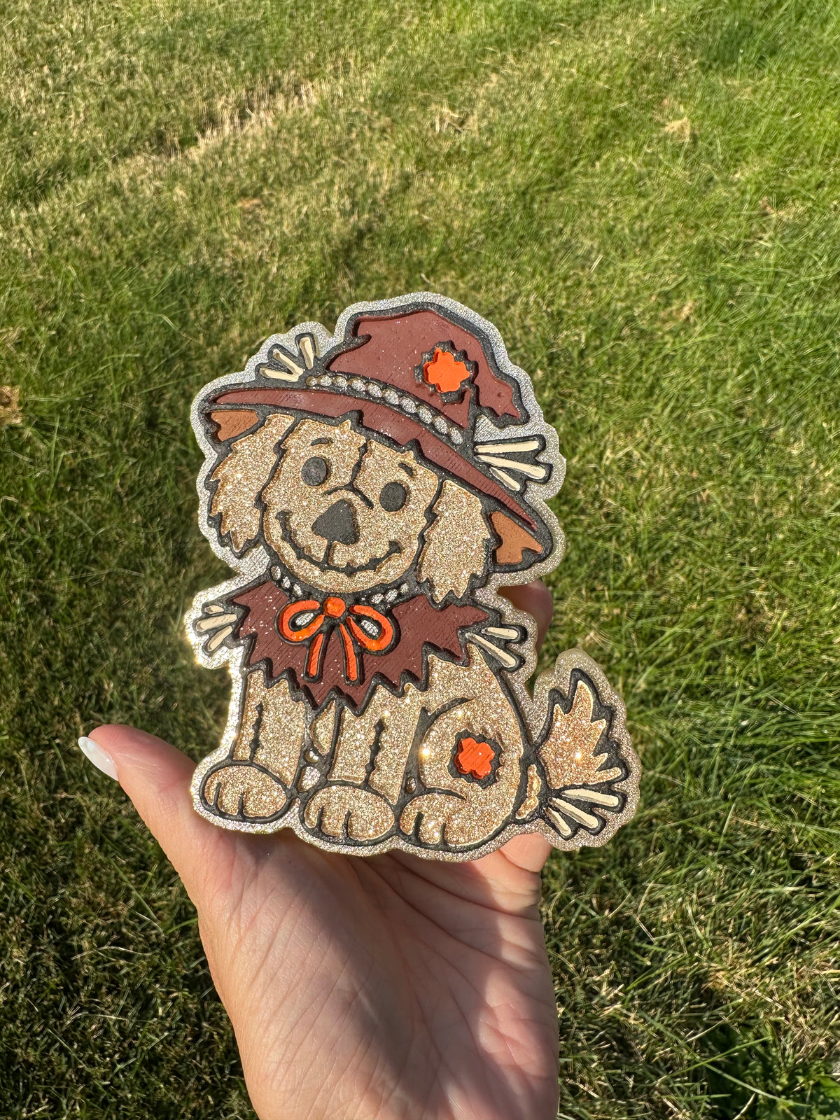 Scarecrow Dog Freshie