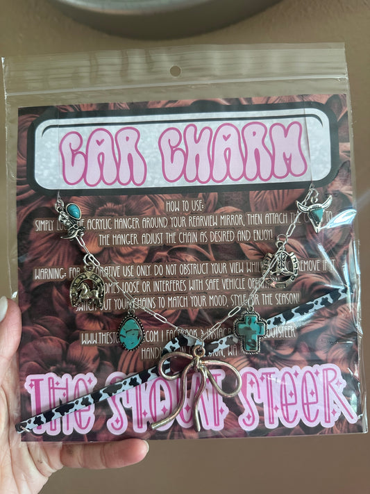 Rustic Rider Car Charm
