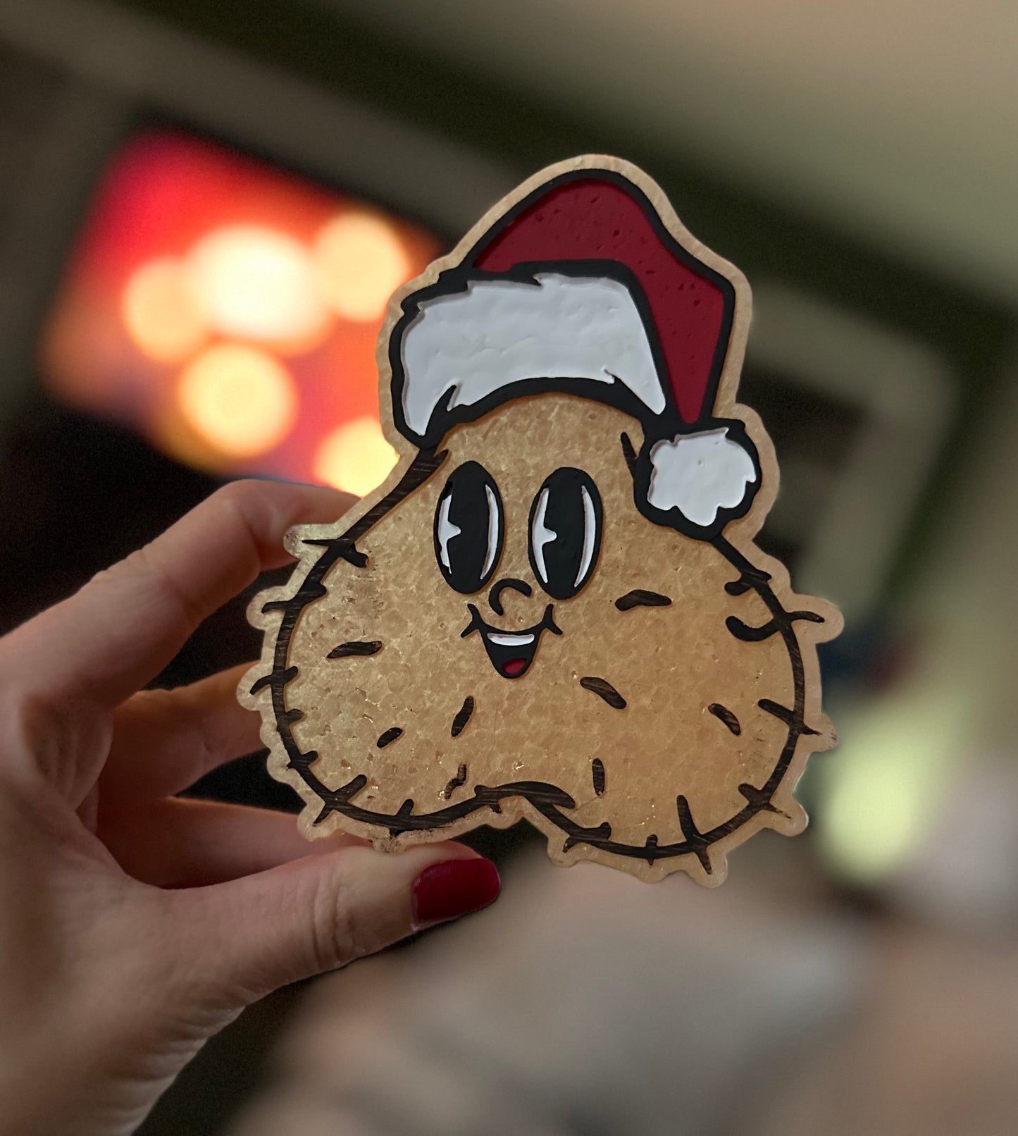 Nut Sack Santa Hat Freshie