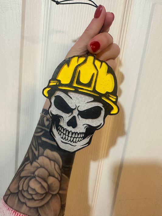 Hard Hat Skull Freshie