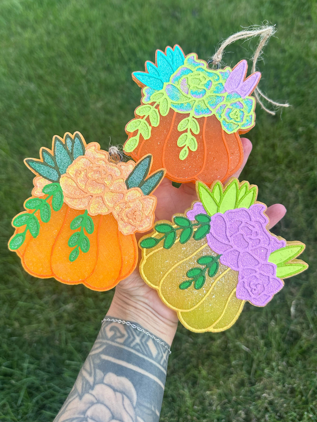 Succulent Pumpkin Freshie