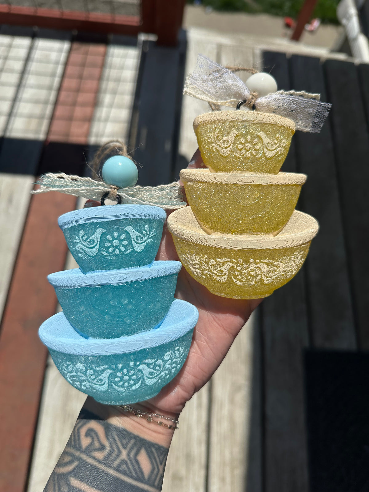 Vintage Bowls 3D Freshie