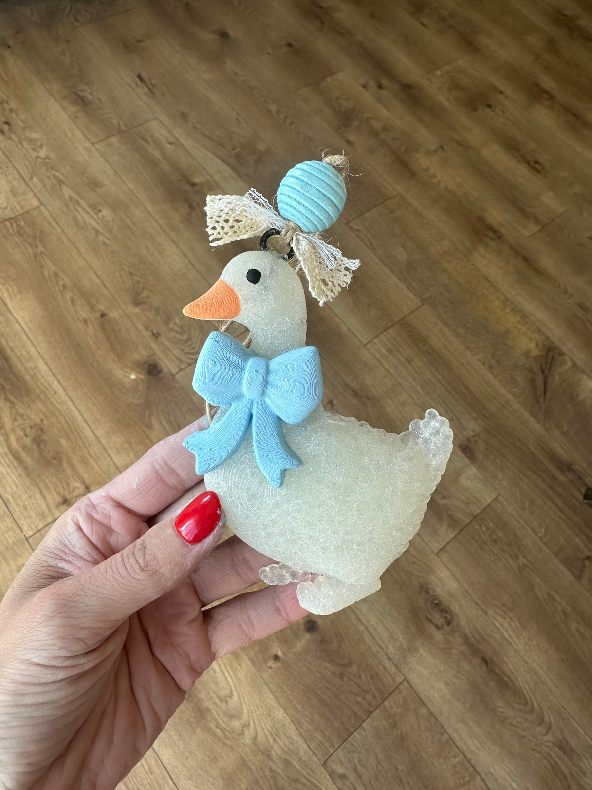 Goose With Bow 3D Freshie
