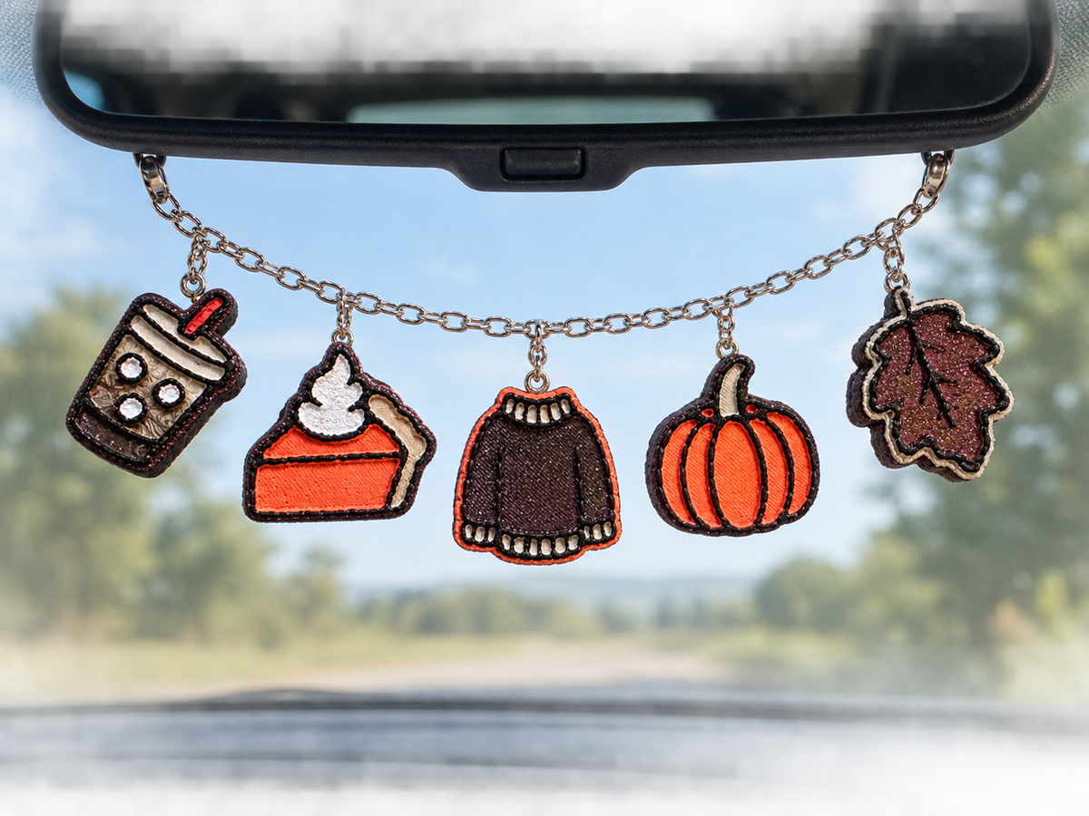 Pumpkin Fall Car Charmie