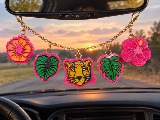 Jungle Cheetah Car Charmie