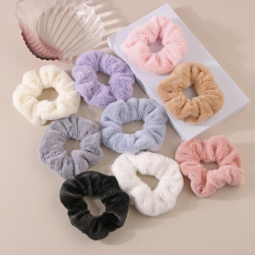 5-Piece Elastic Hair Scrunchies