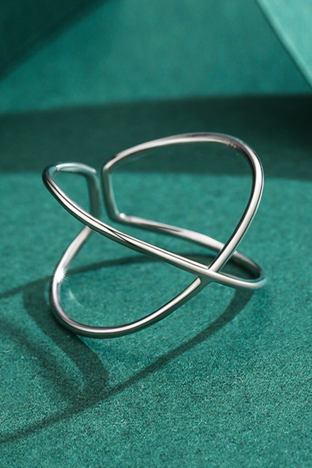 925 Sterling Silver Crisscross Open Ring The Stout Steer