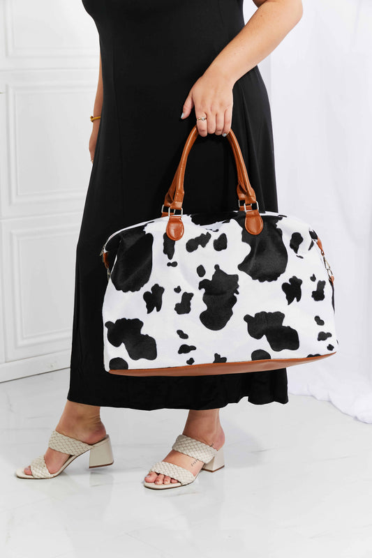 Animal Print Plush Weekender Bag The Stout Steer