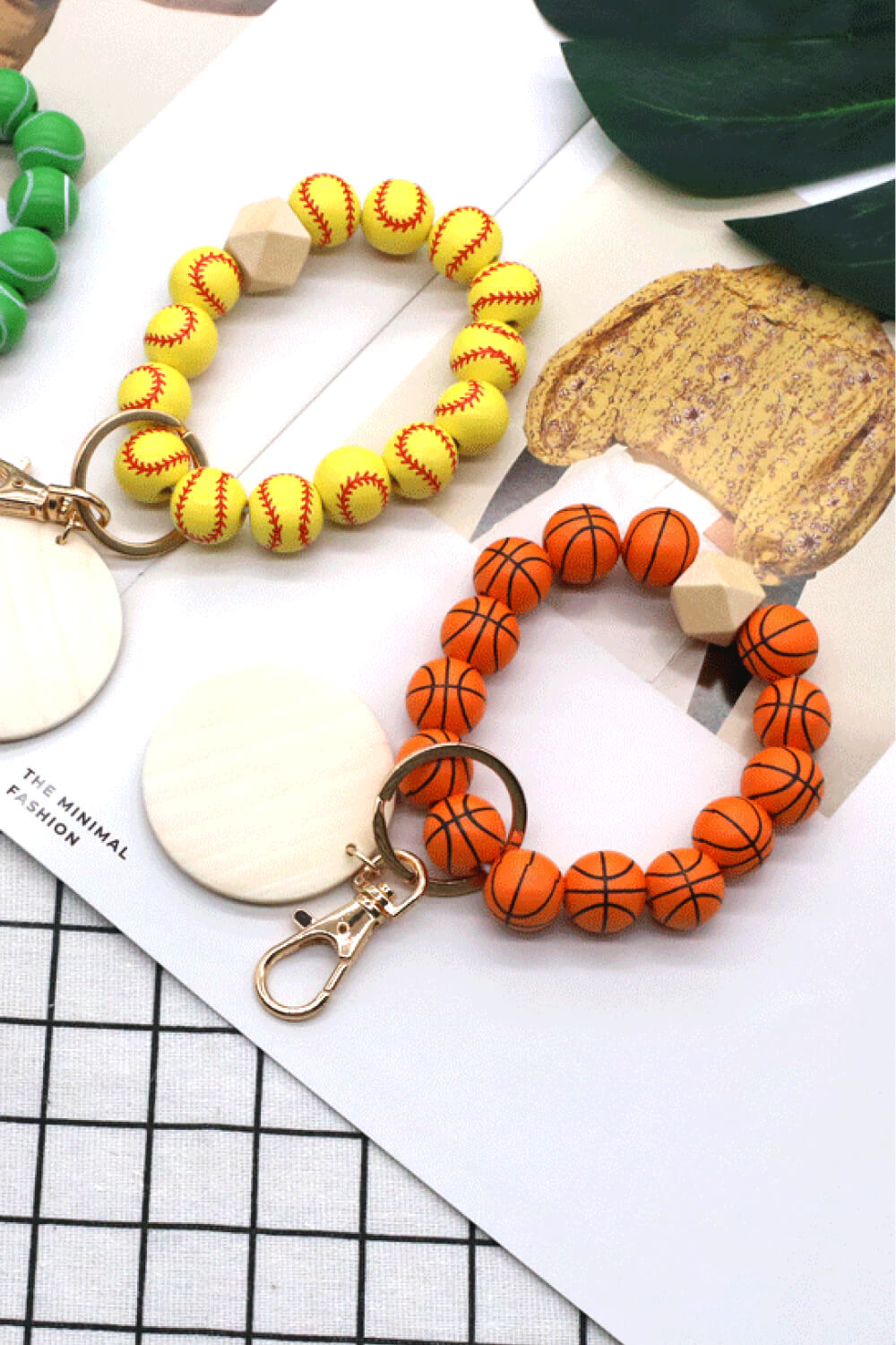Assorted 4-Pack Wristlet Bead Key Chain The Stout Steer