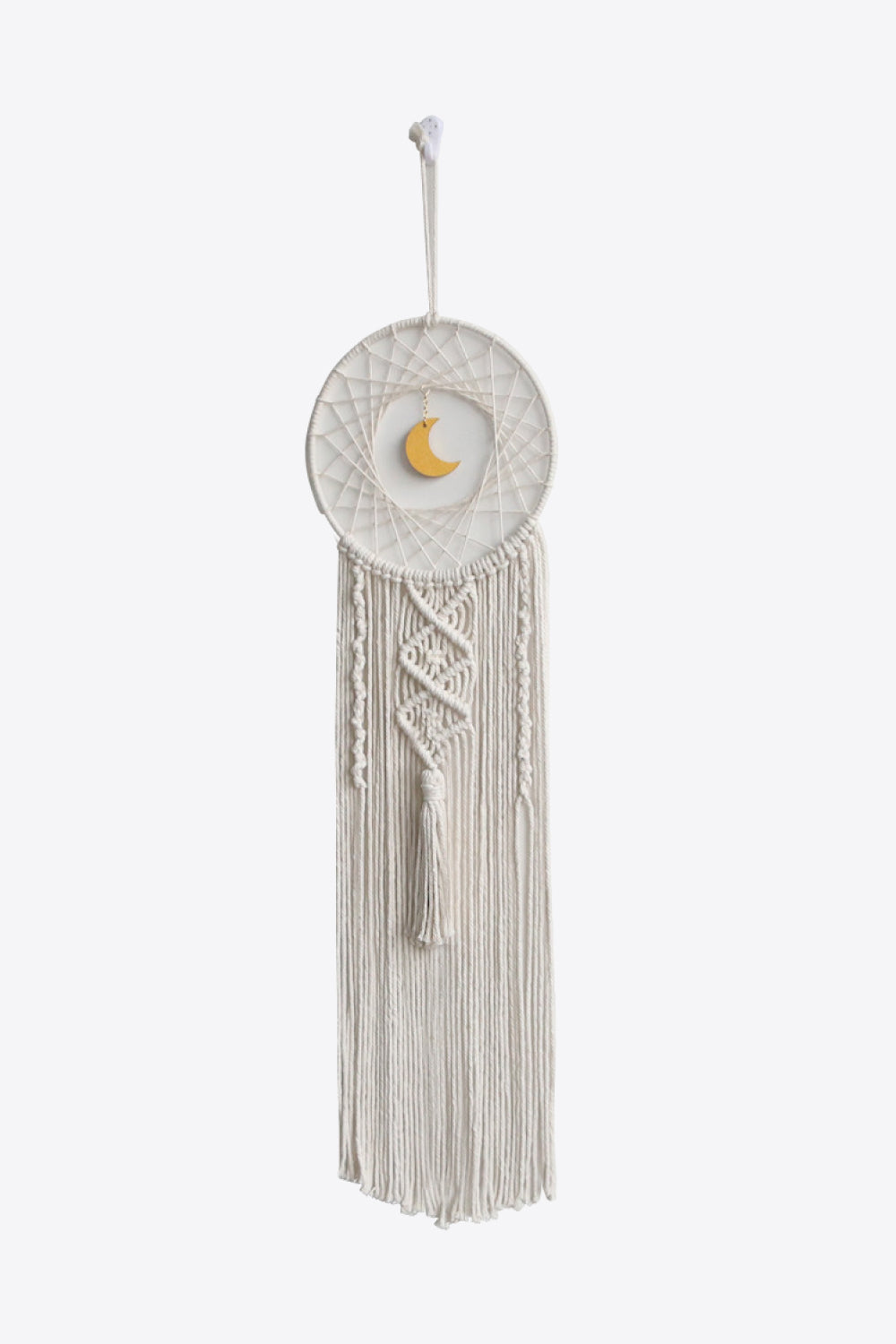 Bohemian Hand-Woven Moon Macrame Wall Hanging The Stout Steer