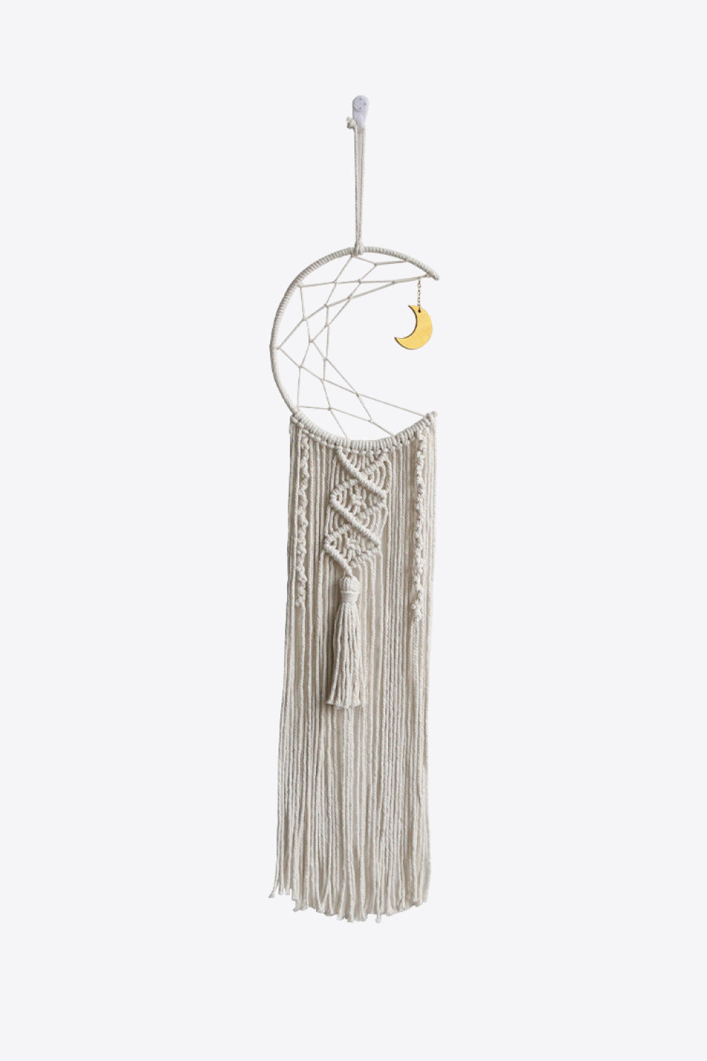 Bohemian Hand-Woven Moon Macrame Wall Hanging The Stout Steer