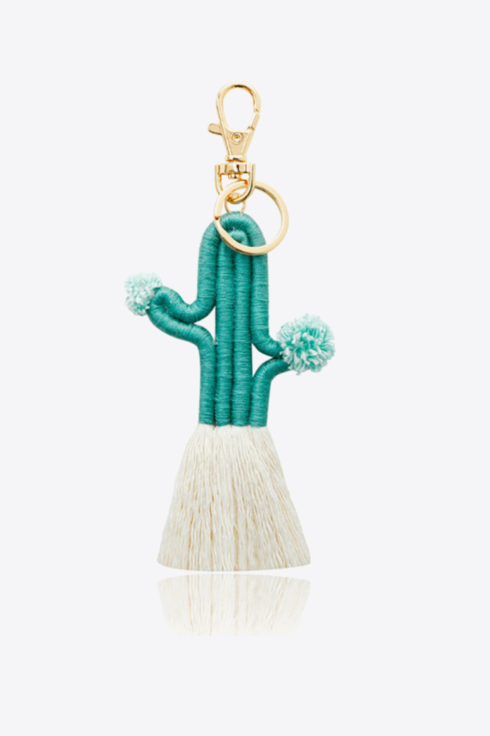 Cactus Keychain with Fringe The Stout Steer
