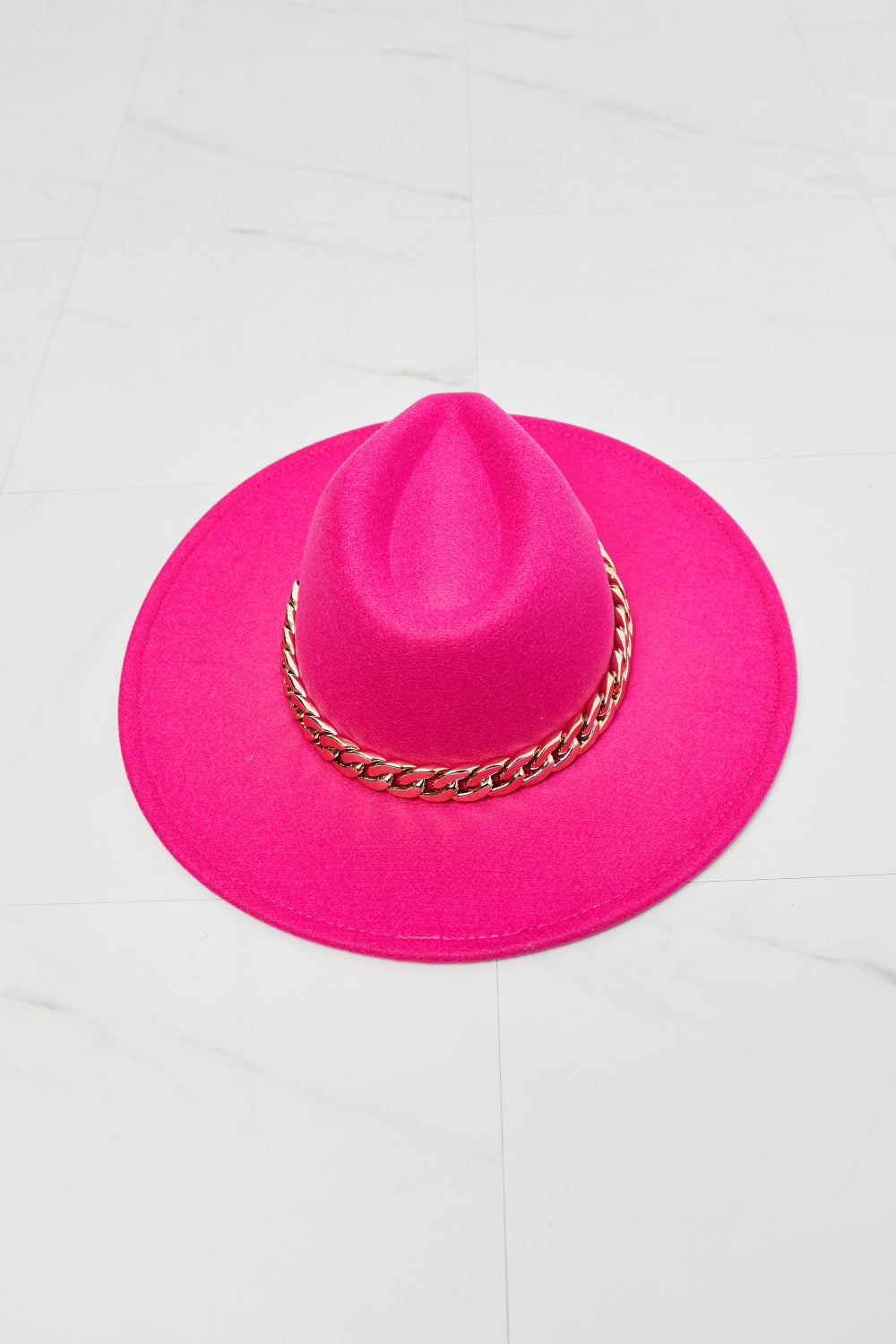 Fame Keep Your Promise Fedora Hat in Pink The Stout Steer