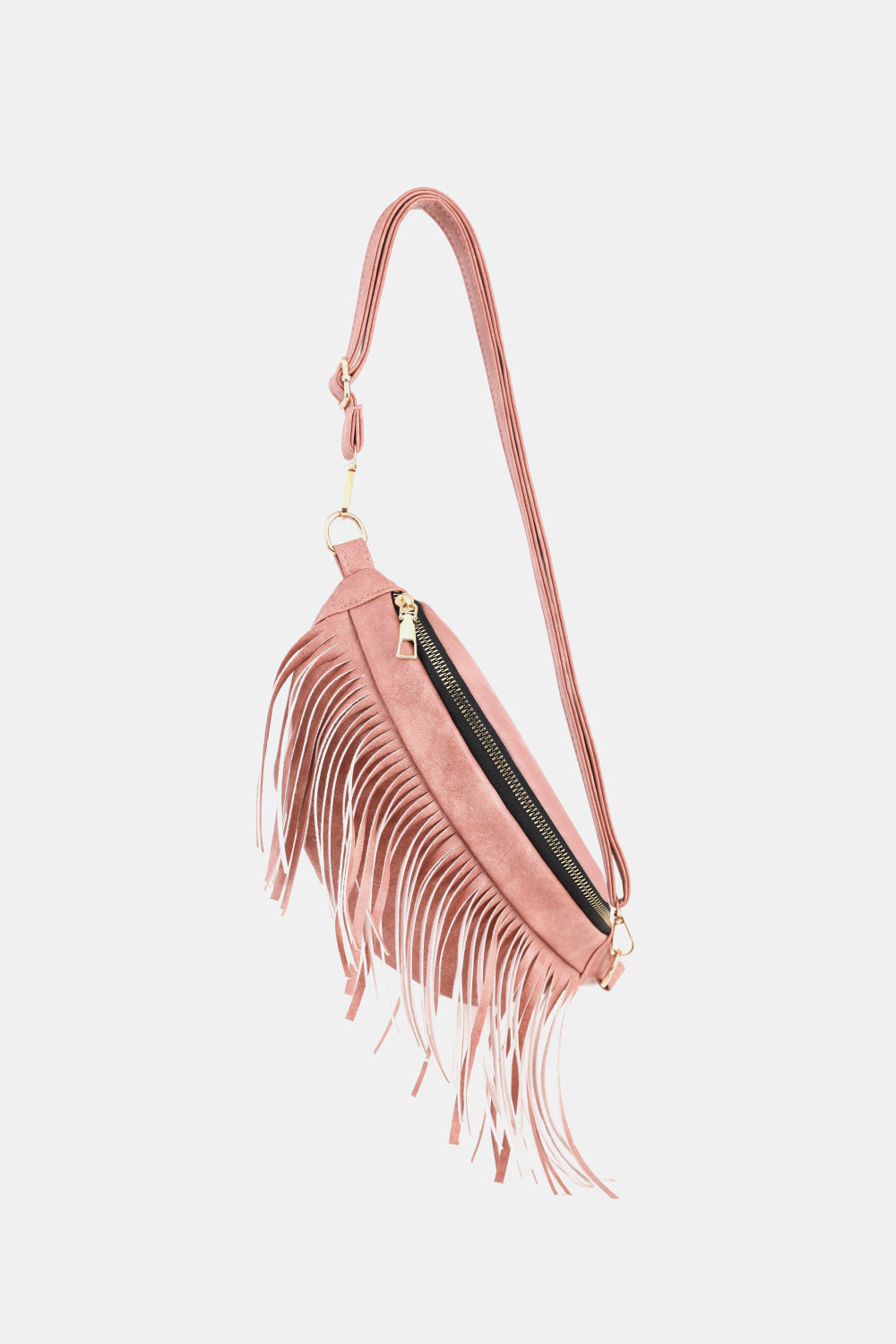 Fringed PU Leather Sling Bag The Stout Steer