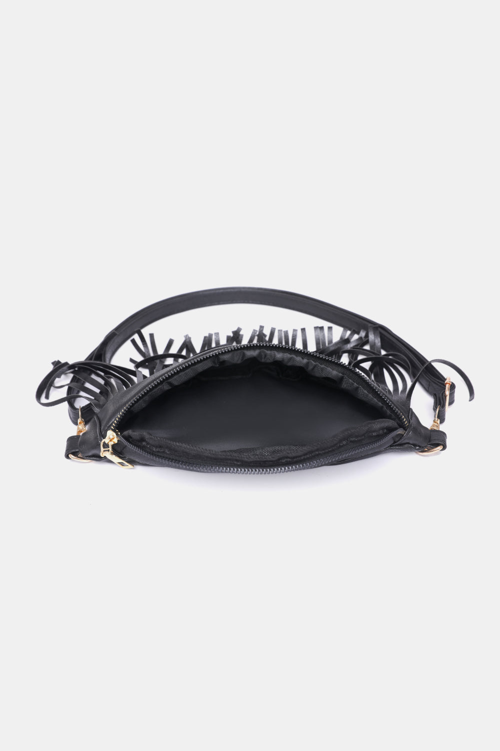 Fringed PU Leather Sling Bag The Stout Steer