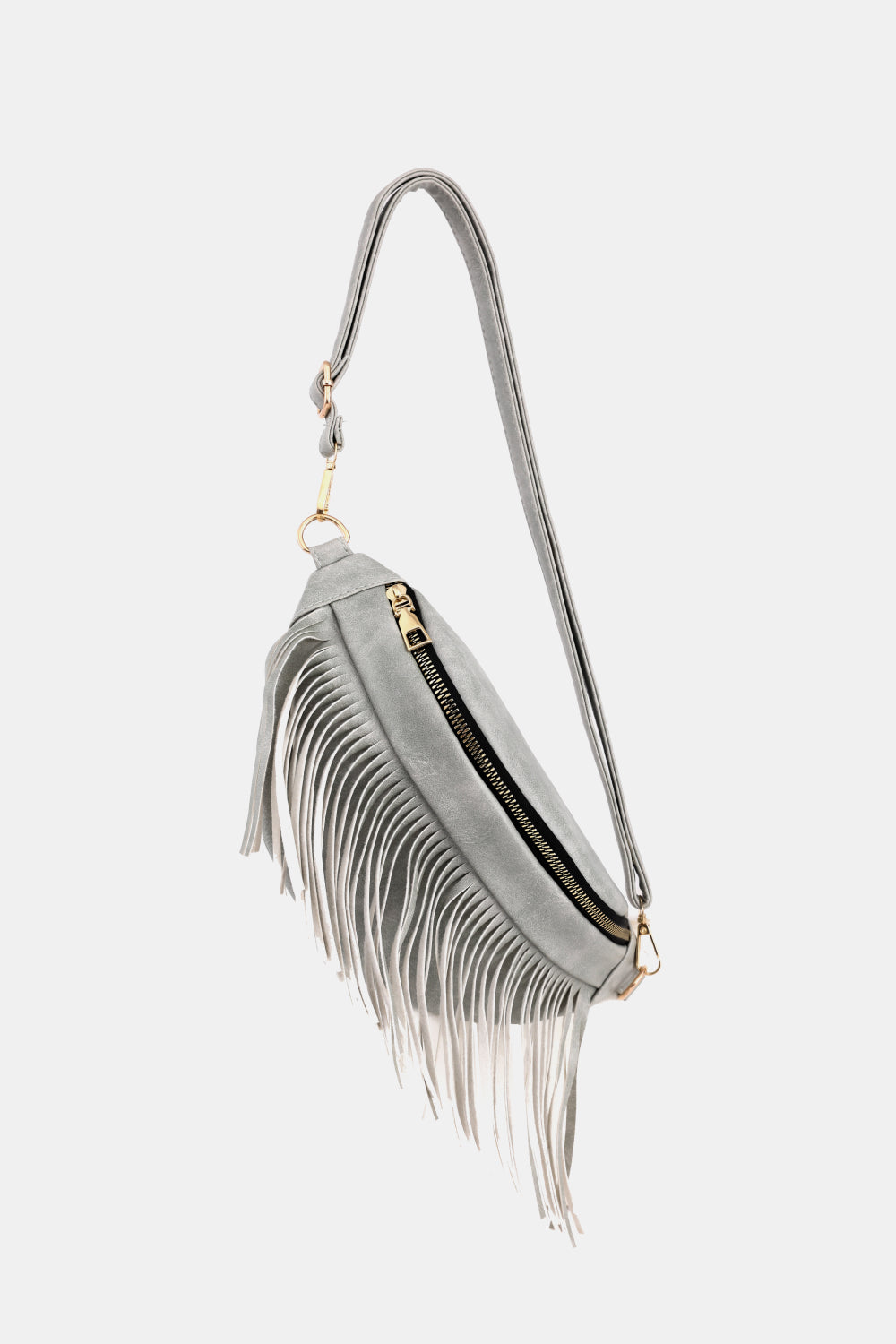 Fringed PU Leather Sling Bag The Stout Steer