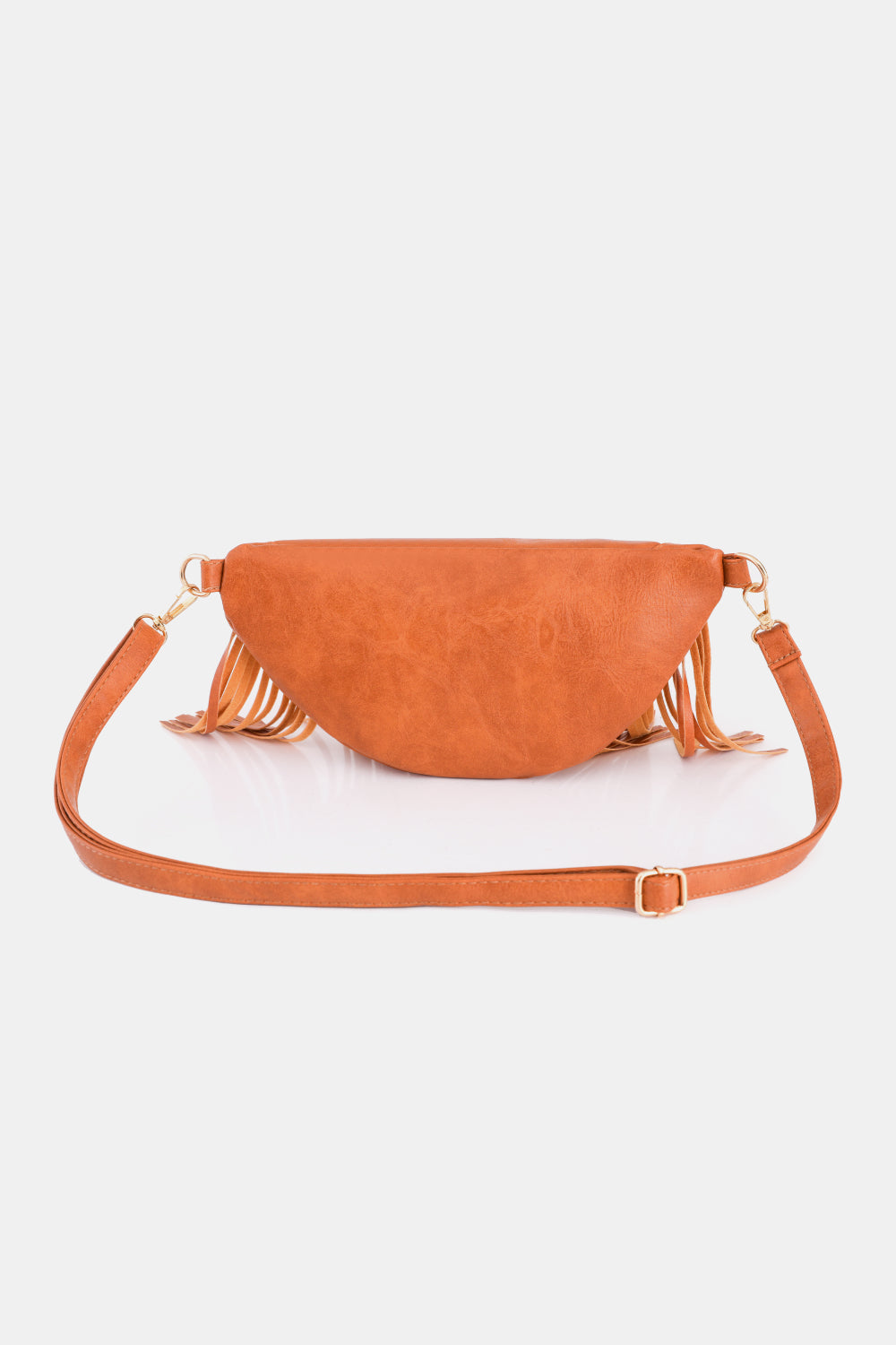 Fringed PU Leather Sling Bag The Stout Steer