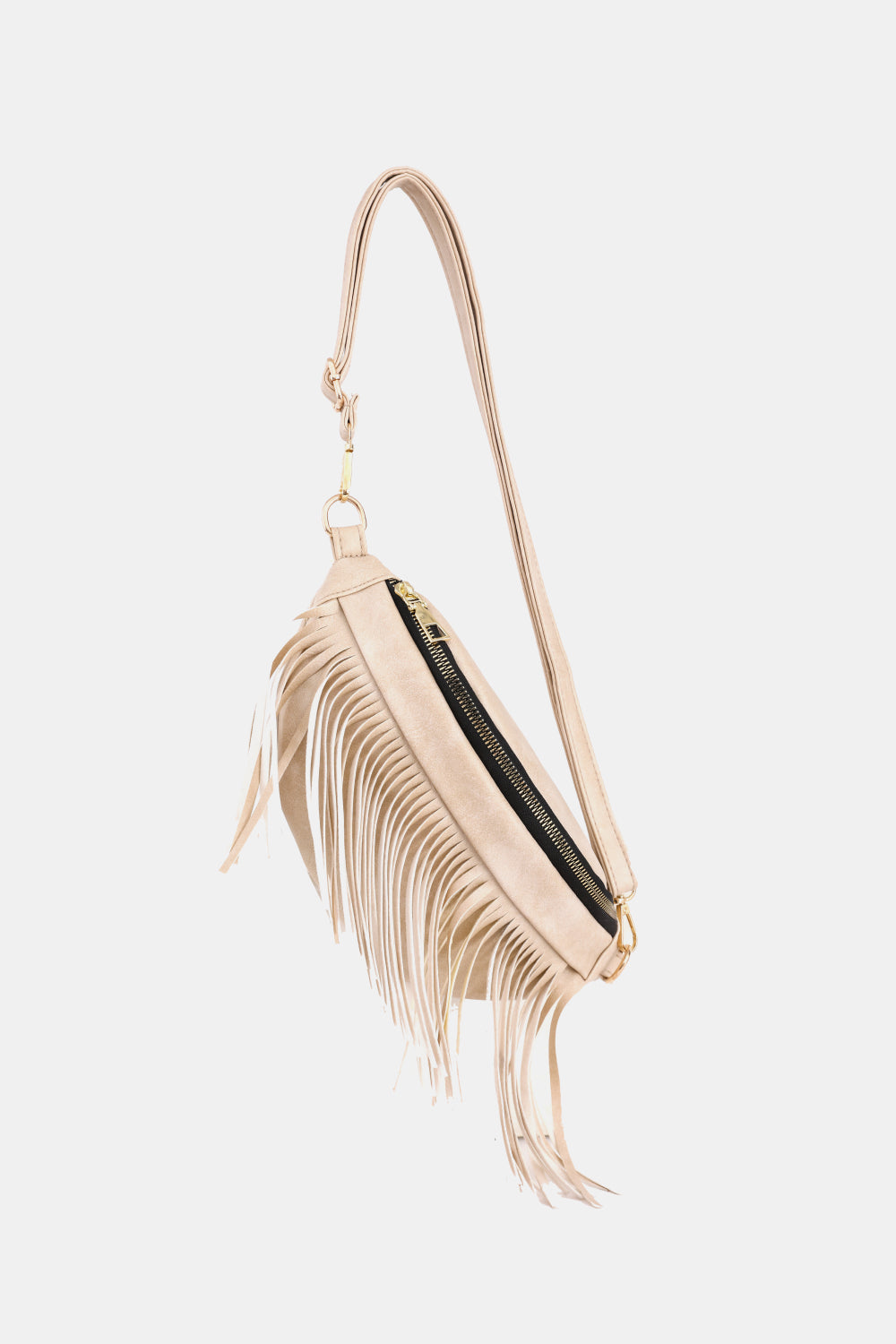 Fringed PU Leather Sling Bag The Stout Steer