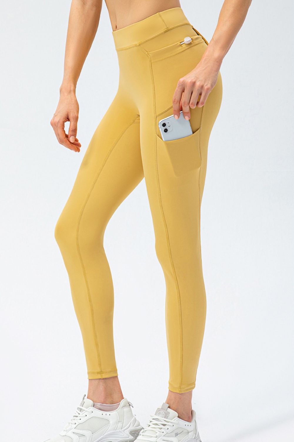 Full Size Slim Fit High Waist Long Sports Pants with Pockets The Stout Steer