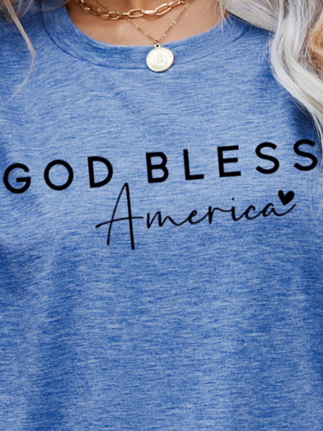 GOD BLESS AMERICA Graphic Short Sleeve Tee The Stout Steer