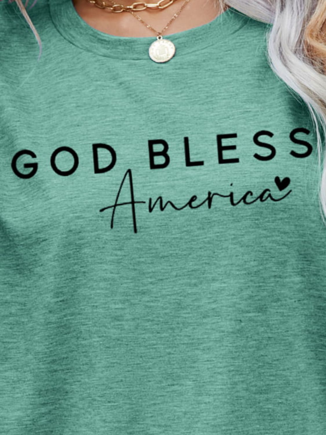 GOD BLESS AMERICA Graphic Short Sleeve Tee The Stout Steer