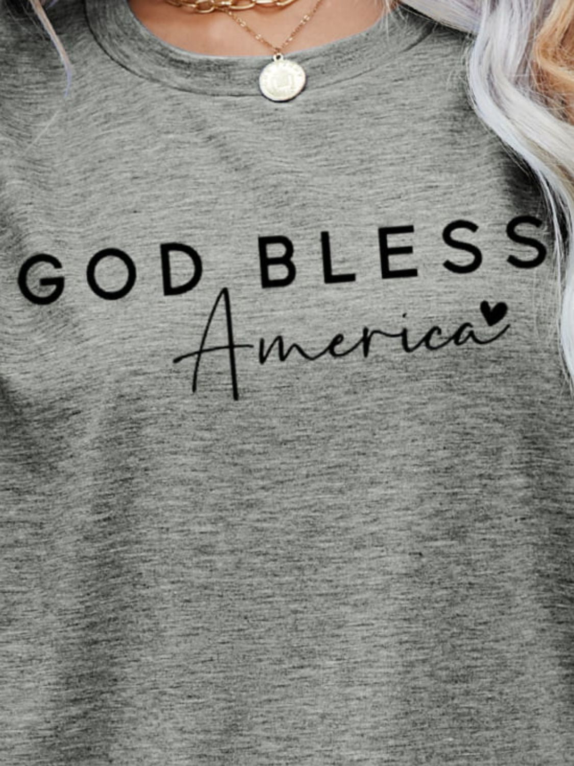 GOD BLESS AMERICA Graphic Short Sleeve Tee The Stout Steer