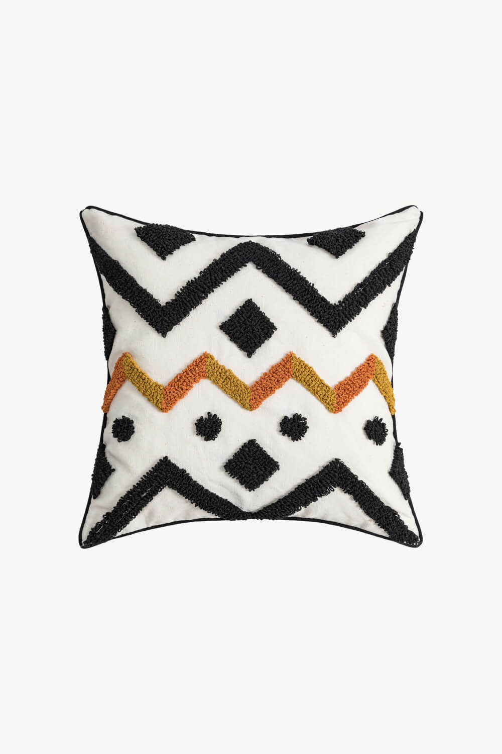 Geometric Embroidered Decorative Throw Pillow Case The Stout Steer