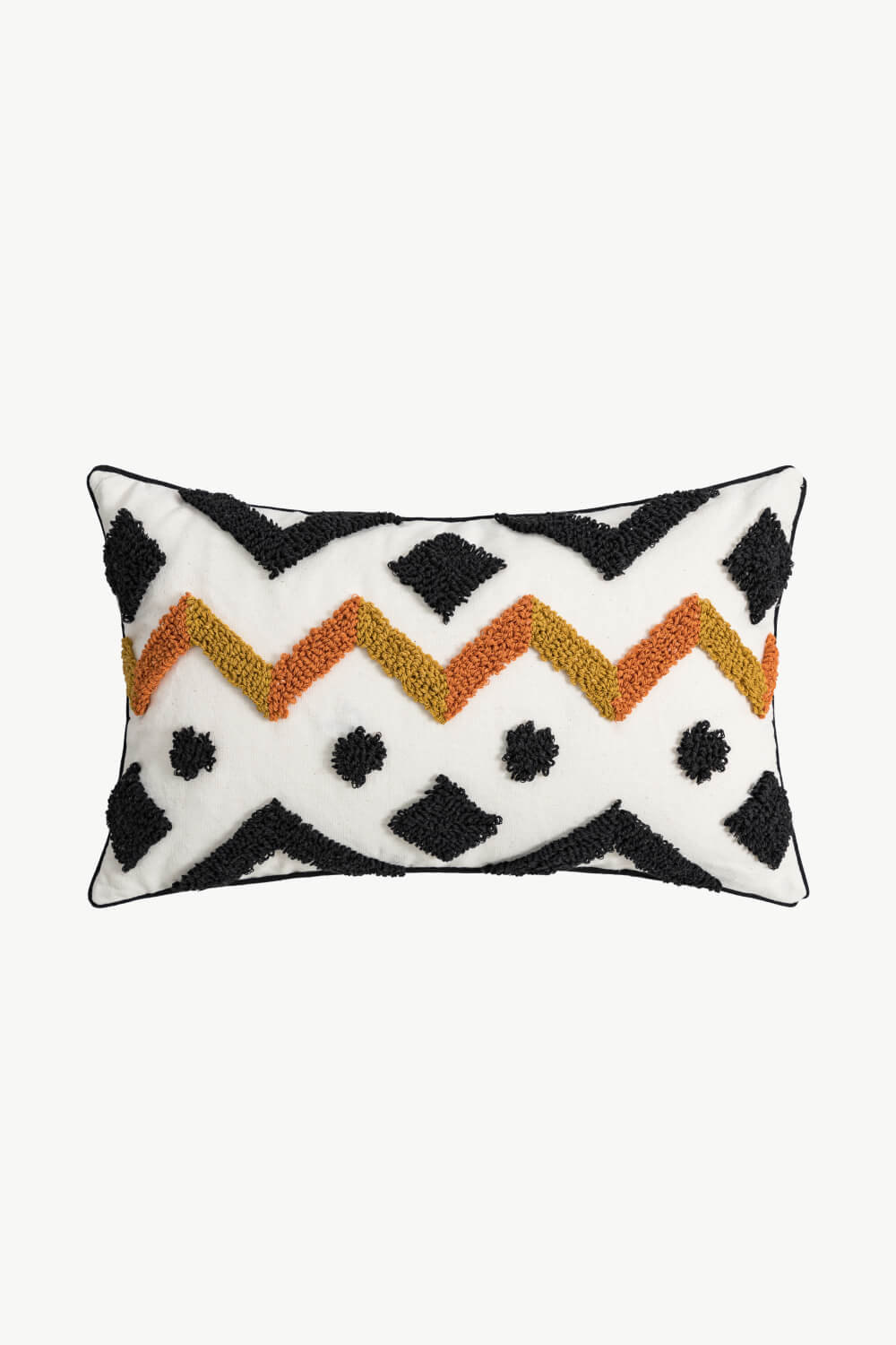Geometric Embroidered Decorative Throw Pillow Case The Stout Steer