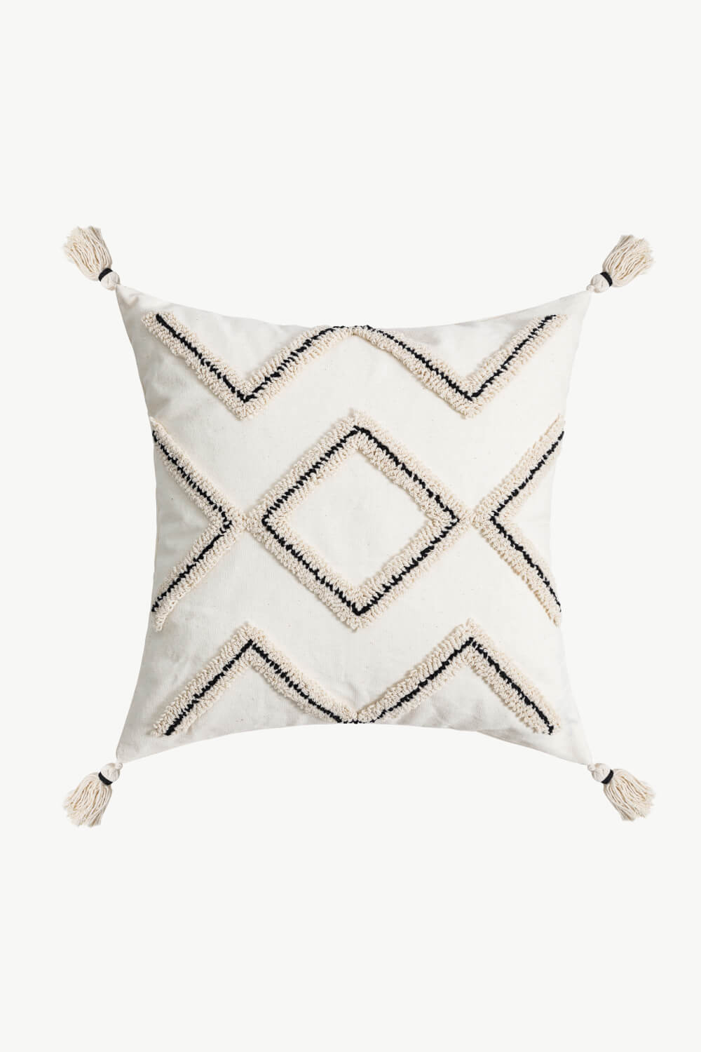 Geometric Embroidered Decorative Throw Pillow Case The Stout Steer