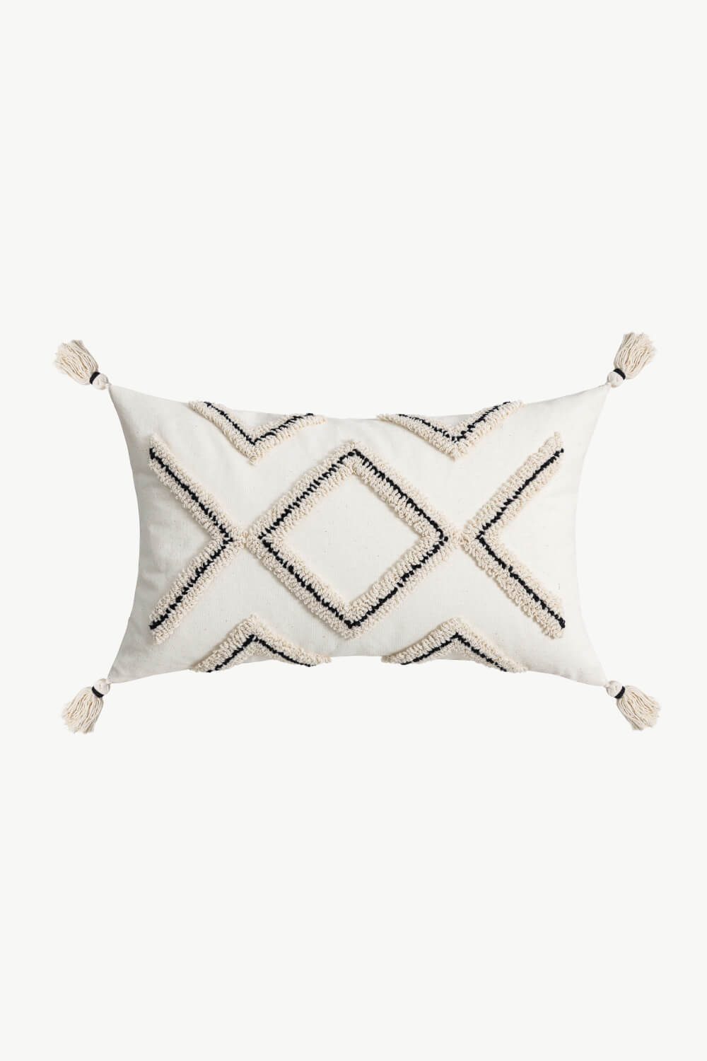 Geometric Embroidered Decorative Throw Pillow Case The Stout Steer