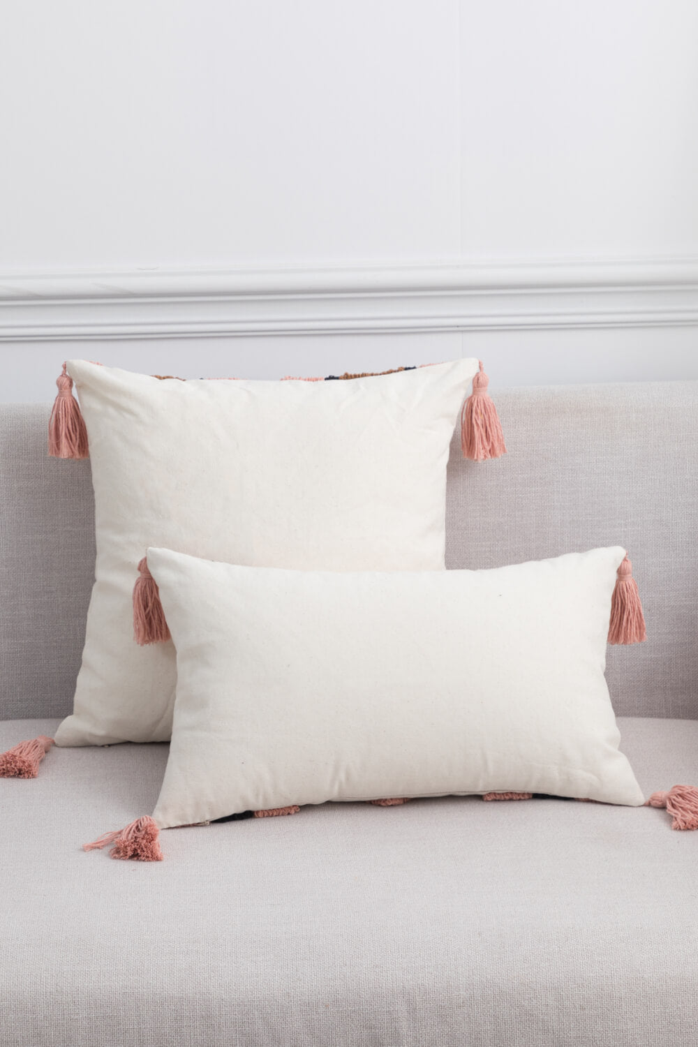 Geometric Graphic Tassel Decorative Throw Pillow Case The Stout Steer