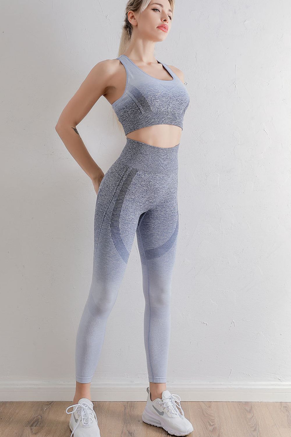 Gradient Sports Bra and Leggings Set The Stout Steer