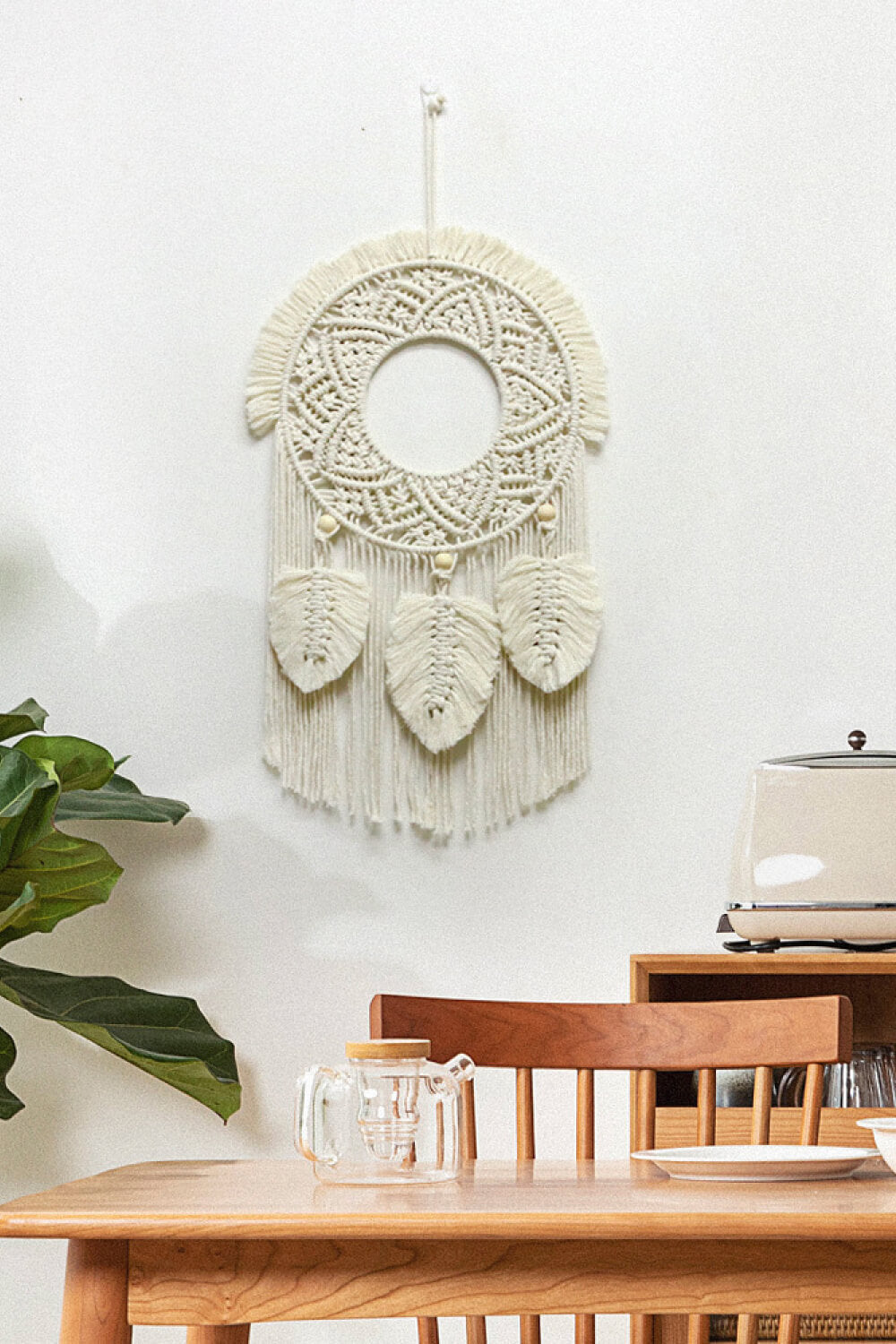 Hand-Woven Fringe Macrame Wall Hanging The Stout Steer