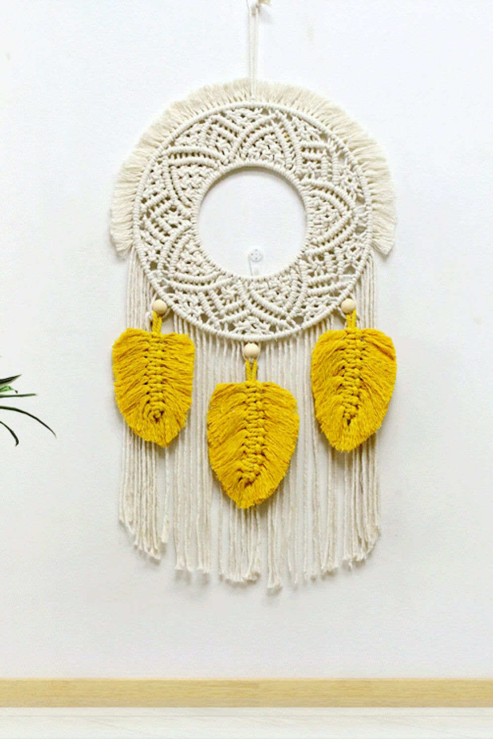 Hand-Woven Fringe Macrame Wall Hanging The Stout Steer