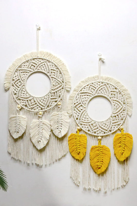 Hand-Woven Fringe Macrame Wall Hanging The Stout Steer