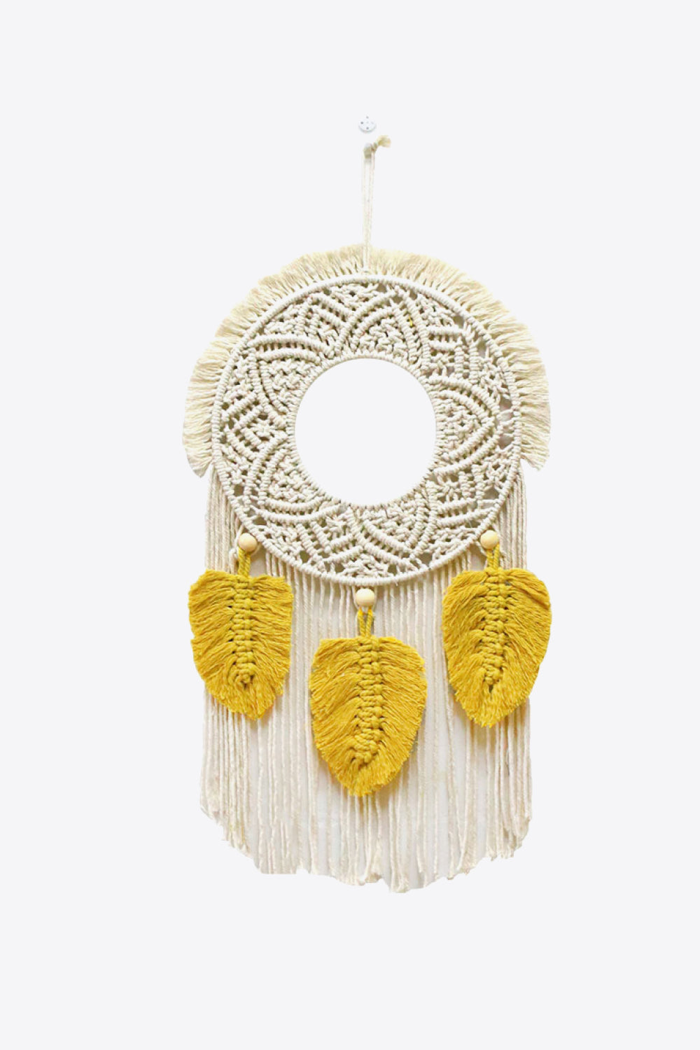 Hand-Woven Fringe Macrame Wall Hanging The Stout Steer