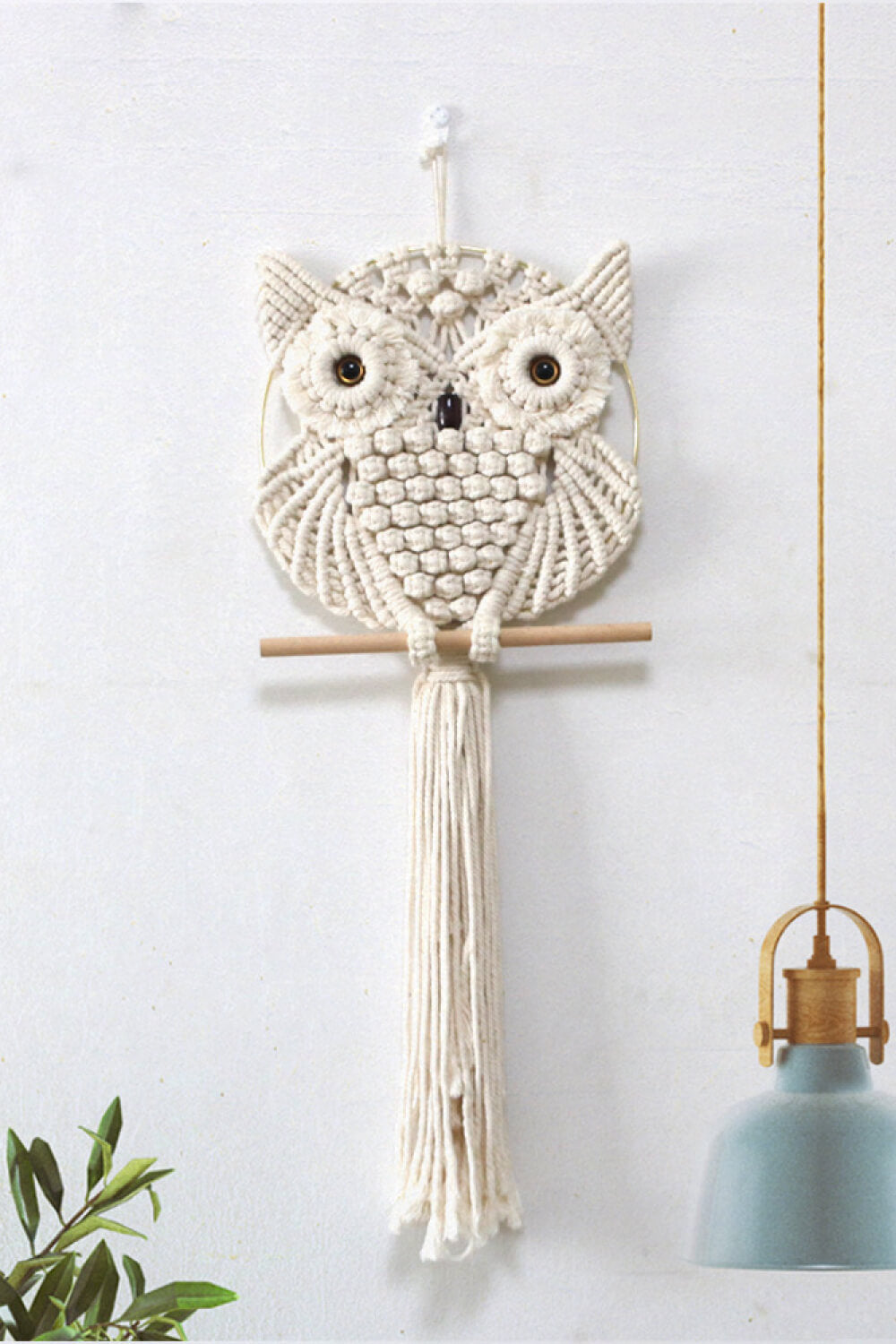 Hand-Woven Owl Macrame Wall Hanging The Stout Steer