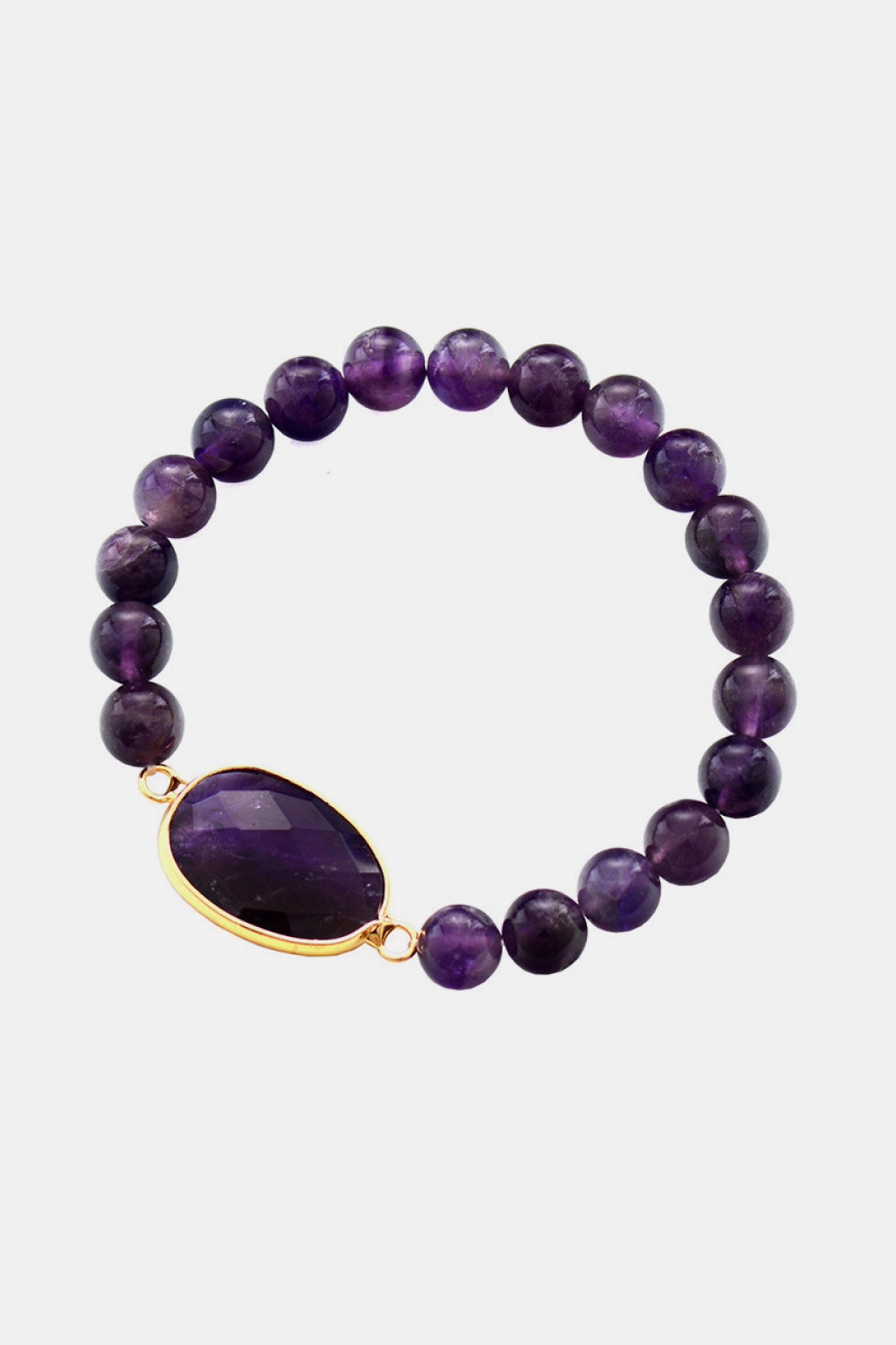 Handmade Amethyst Beaded Bracelet The Stout Steer