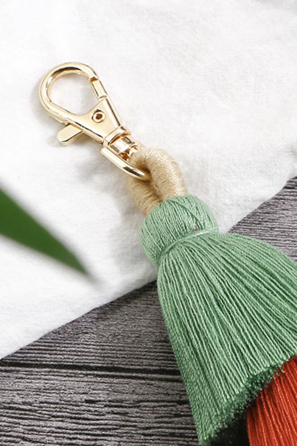 Layered Tassel Keychain The Stout Steer